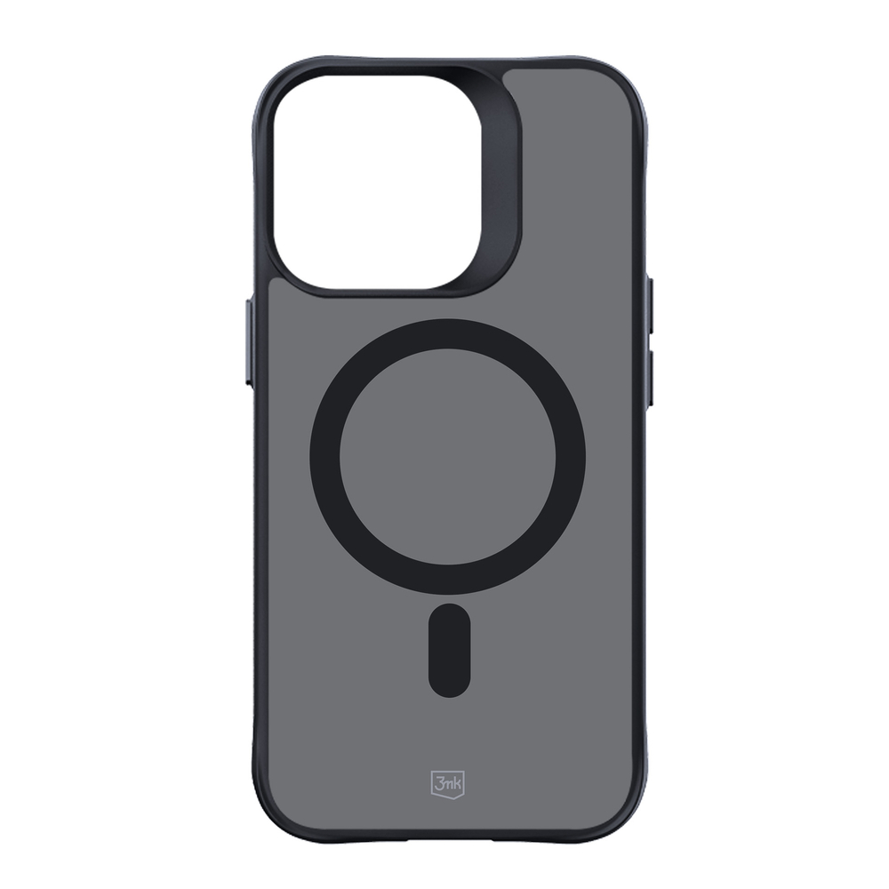 3mk iPhone 14 Pro Max dėklas Smoke MagCase, pusiau skaidrus