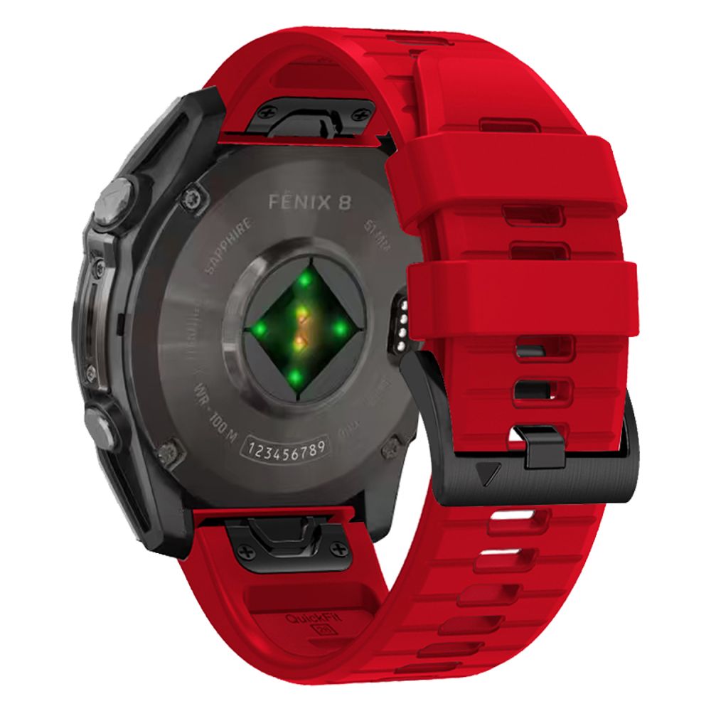 Tech-Protect dirželis Garmin Fenix 5X / 6X / 7X / 8 (51 mm), raudonas
