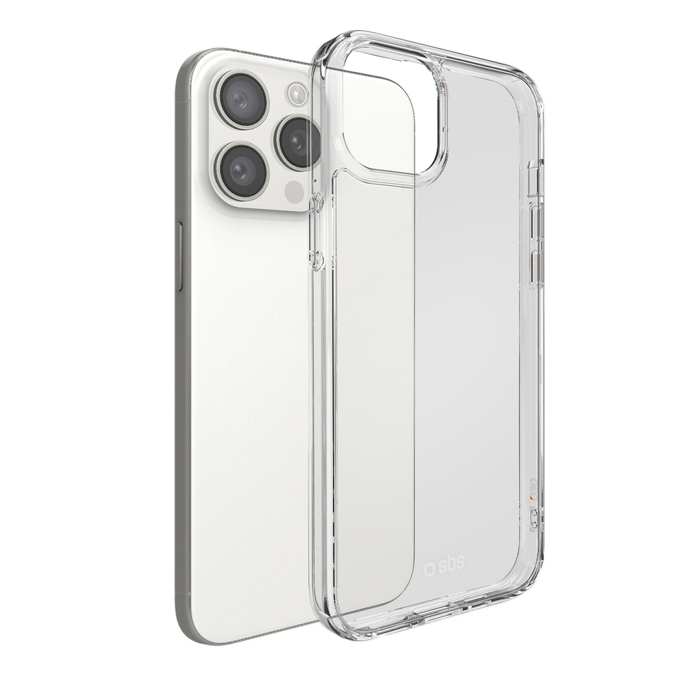 SBS dėklas iPhone 14 Pro D3O, skaidrus