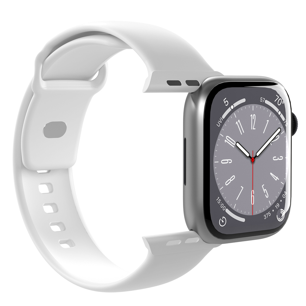 Puro Apple Watch 38 / 40 / 41 mm Strap Icon Silicone, White