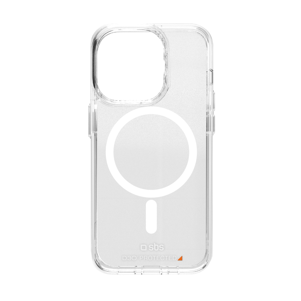 SBS iPhone 15 Case D3O MagSafe, Clear