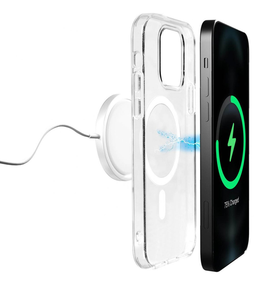 Puro iPhone 14 / 13 Case Lite Mag MagSafe, Transparent