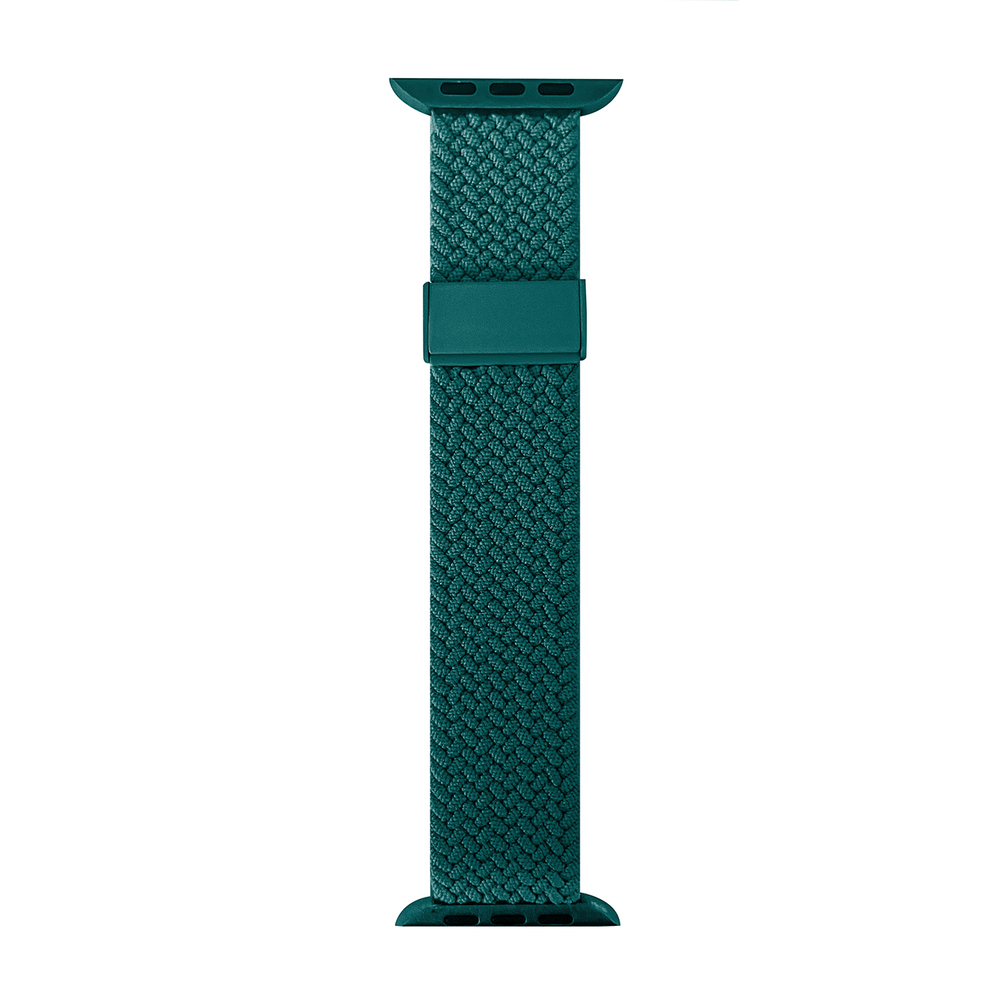 Puro Loop nailoninis dirželis Apple Watch 42/44/45/49 mm, tamsiai žalias