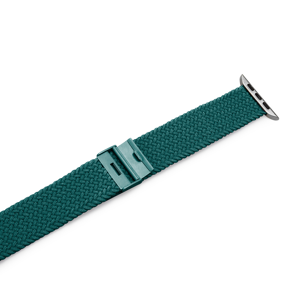 Puro Loop nailoninis dirželis Apple Watch 42/44/45/49 mm, tamsiai žalias