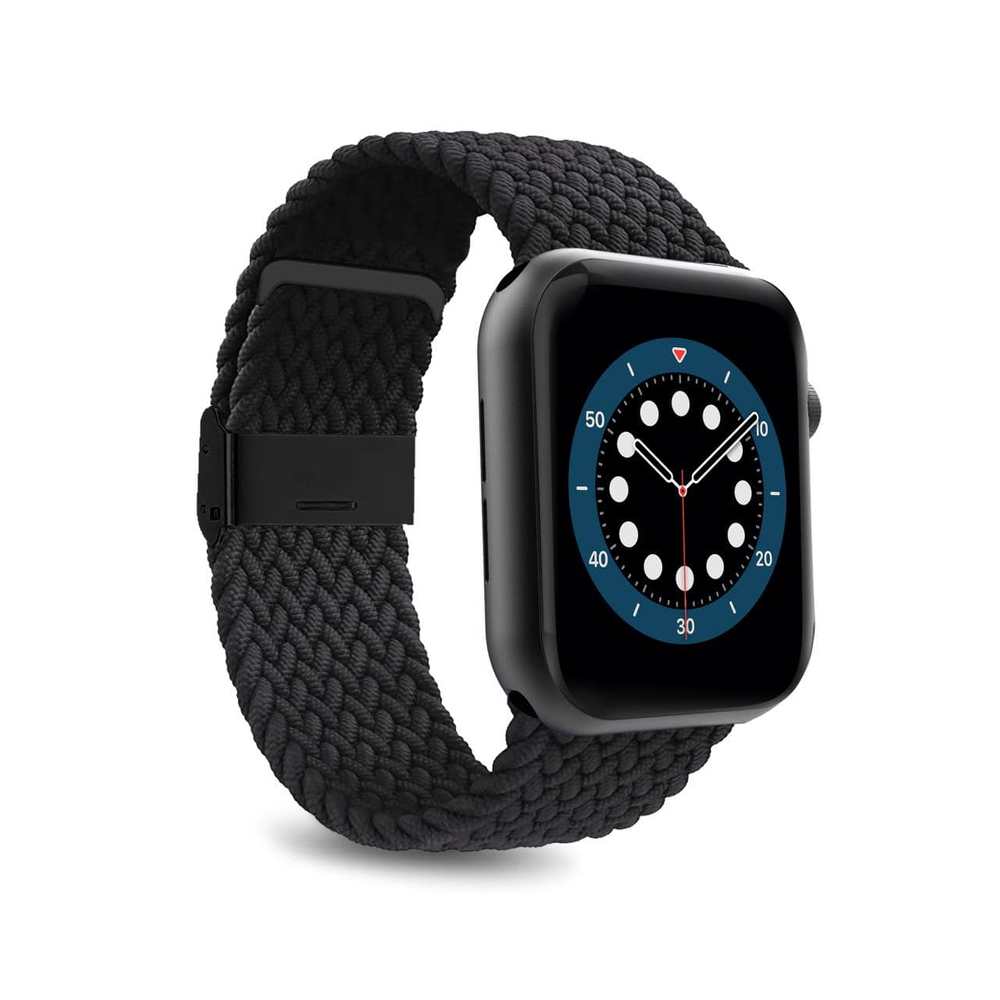 Puro Apple Watch 38 / 40 / 41 mm nailoninis dirželis Loop, juodas