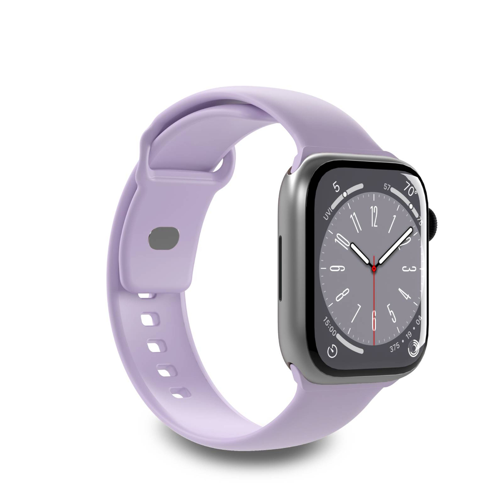 Puro Icon silikoninis dirželis Apple Watch (42 / 44 / 45 / 49 mm), levandų spalvos
