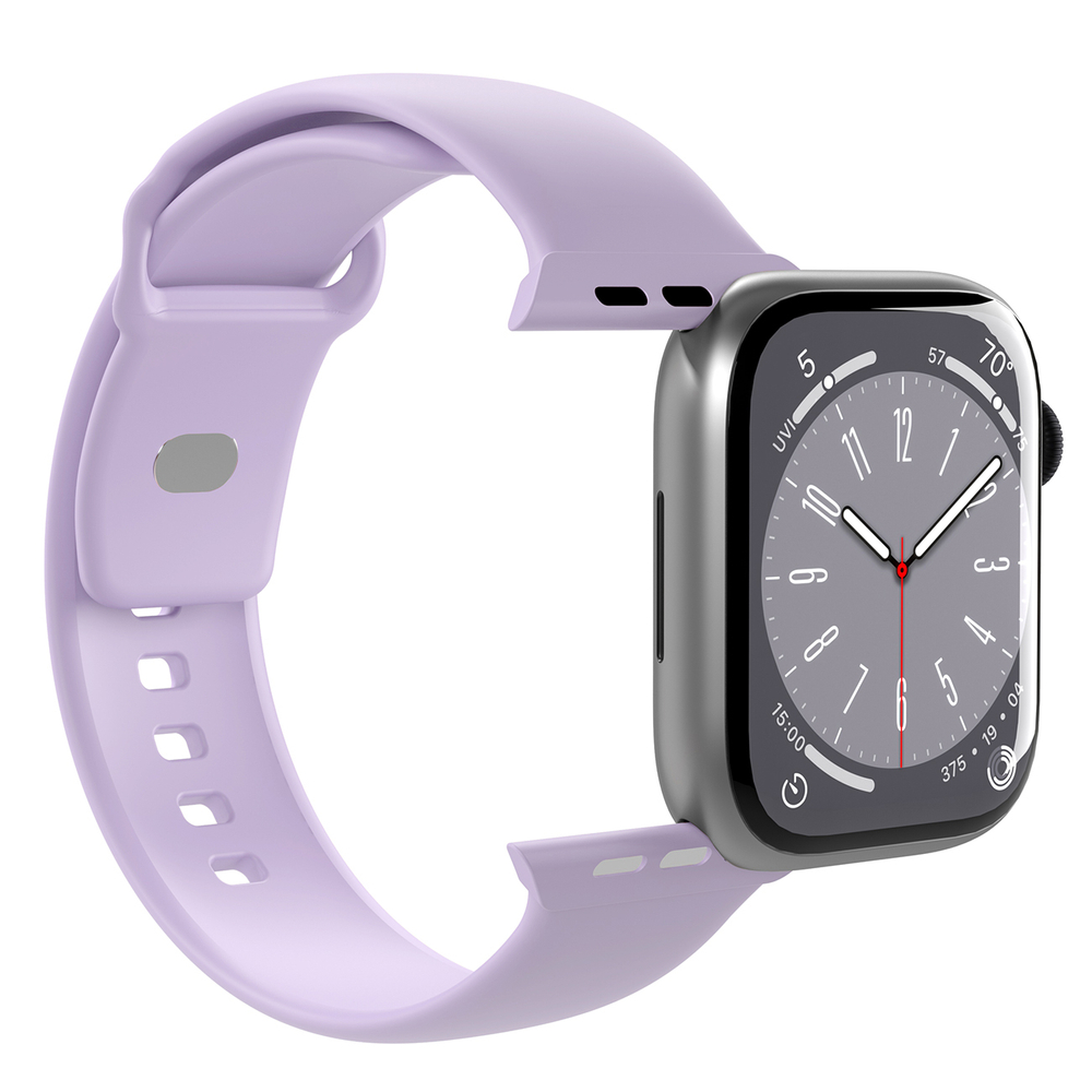 Puro Icon silikoninis dirželis Apple Watch (42 / 44 / 45 / 49 mm), levandų spalvos