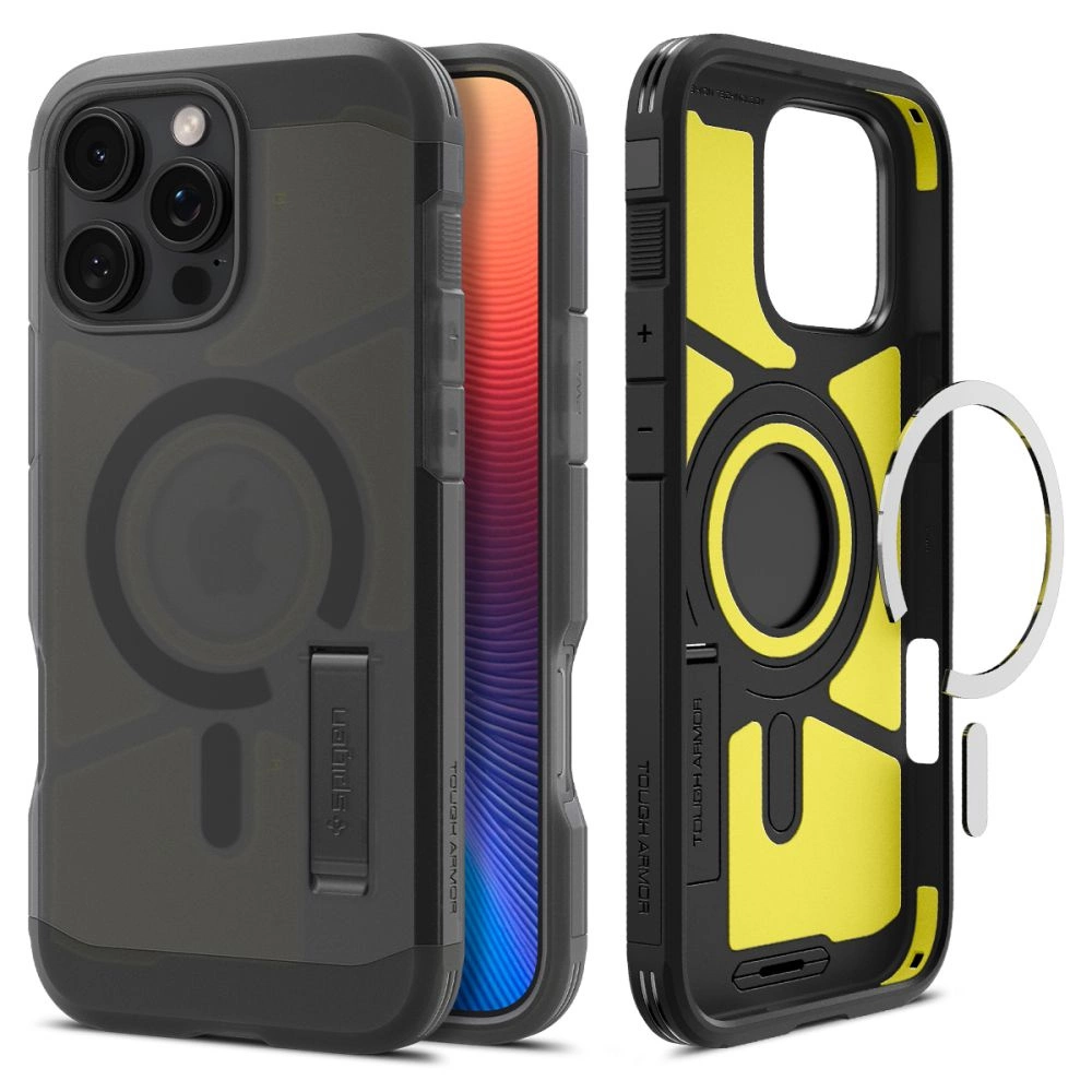 Spigen Tough Armor MagSafe, frost black - iPhone 16 Pro Max