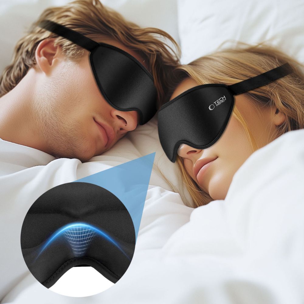 Tech-Protect Eyeshade Sleep Mask, Black