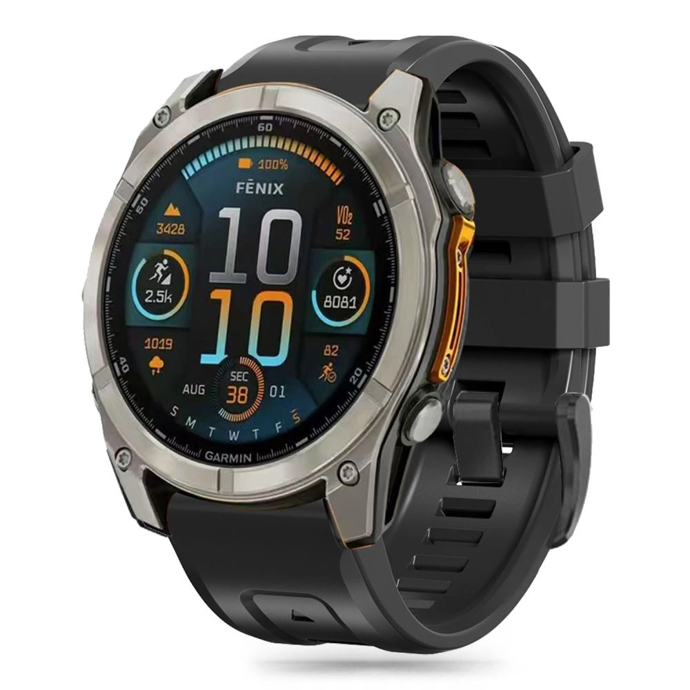 TECH-PROTECT SILICONE GARMIN FENIX 5S / PLUS 6S PRO 7S 8 (43 MM) BLACK
