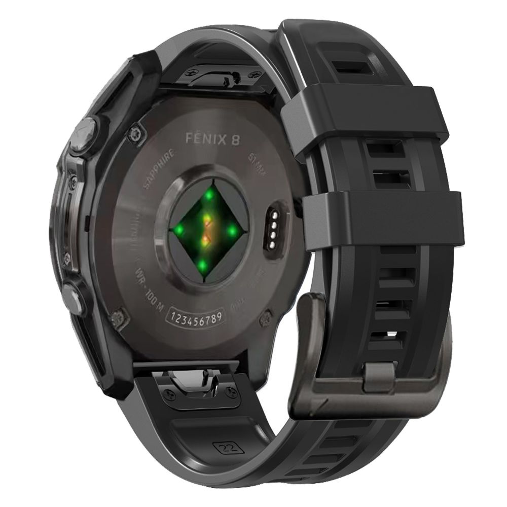 TECH-PROTECT SILICONE GARMIN FENIX 5S / PLUS 6S PRO 7S 8 (43 MM) BLACK