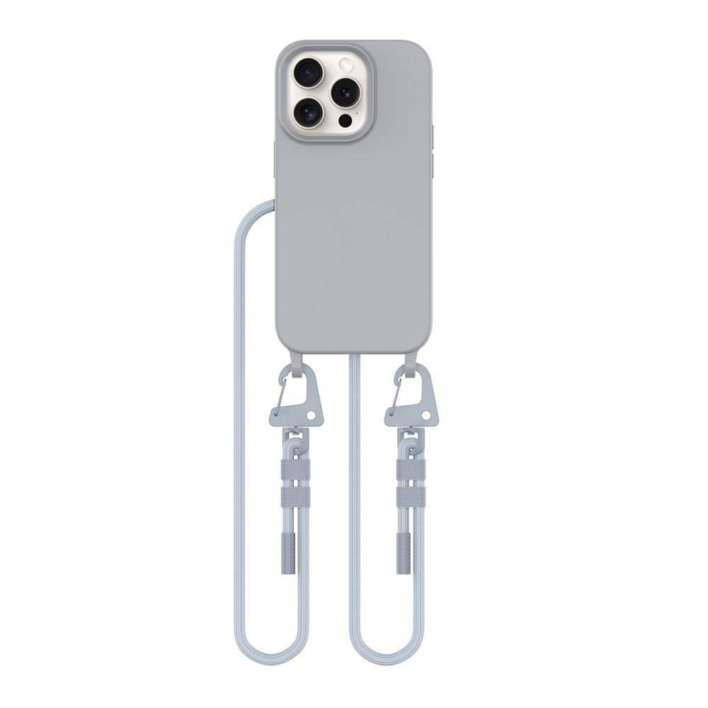 Tech-Protect iPhone 14 Pro dėklas MagNecklace MagSafe, pilkas