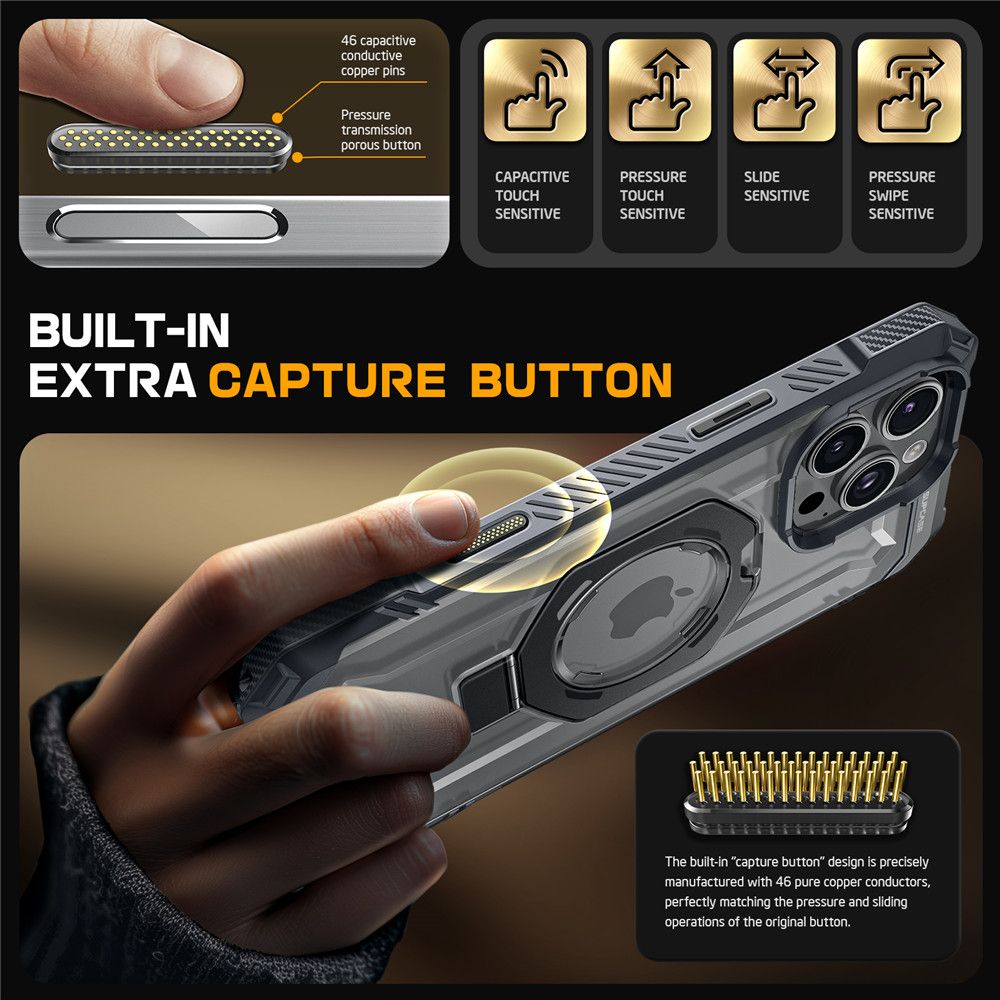 SUPCASE UB GRIP MAGSAFE IPHONE 16 PRO GREY
