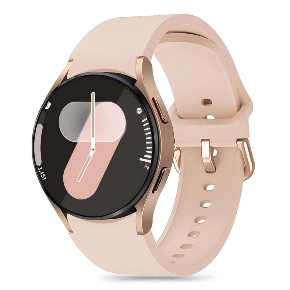 Tech-Protect Silicone dirželis Samsung Galaxy Watch 4/5/5 Pro/6/7/FE, Smėlio