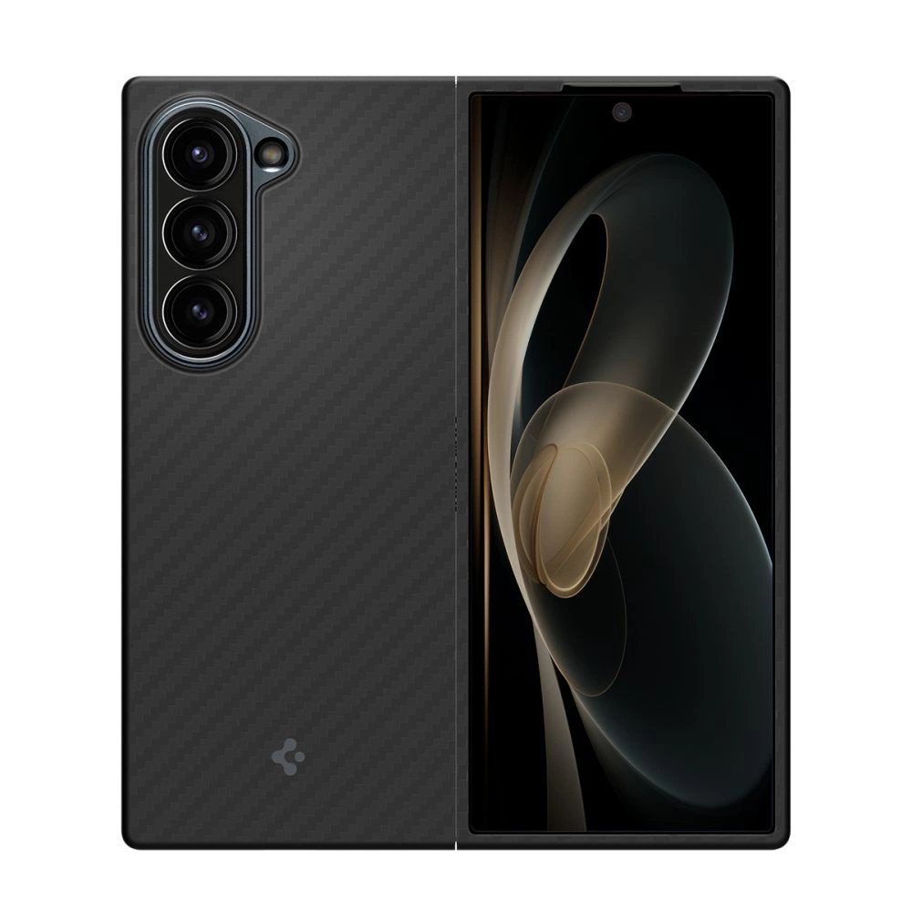 Spigen Airskin TPU dėklas telefonui Samsung Galaxy Z Fold 6, juodas