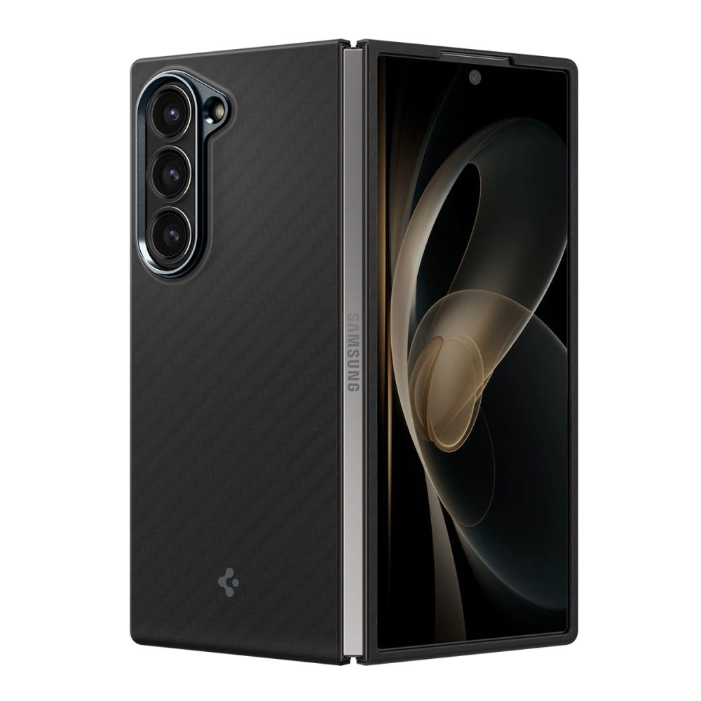 Spigen Airskin TPU dėklas telefonui Samsung Galaxy Z Fold 6, juodas
