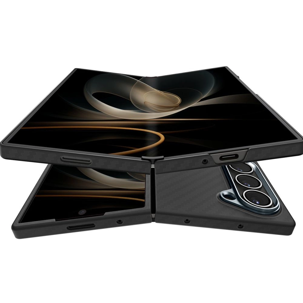 Spigen Airskin TPU dėklas telefonui Samsung Galaxy Z Fold 6, juodas