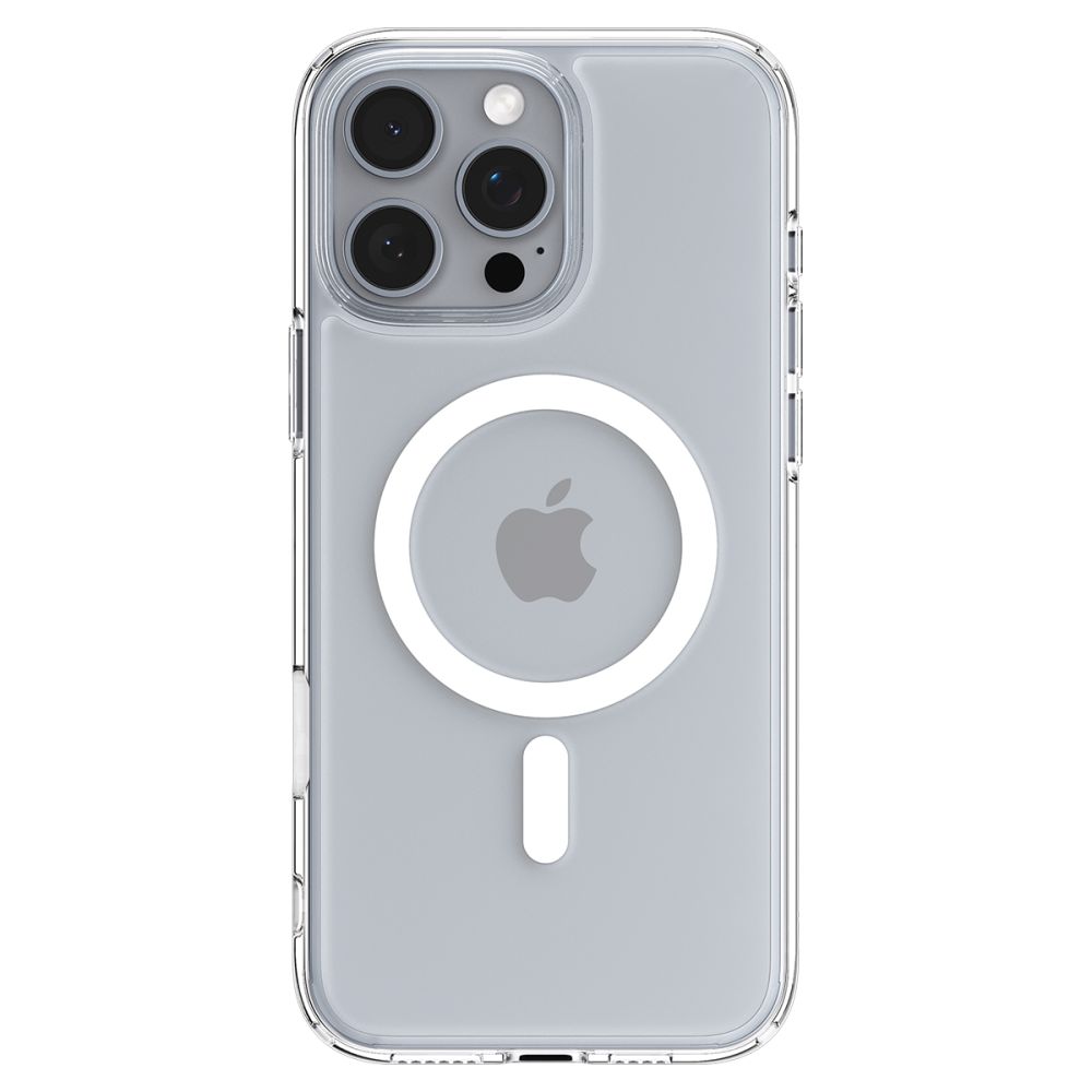 Spigen Ultra Hybrid T Mag dėklas, skirtas iPhone 16 Pro Max, baltas