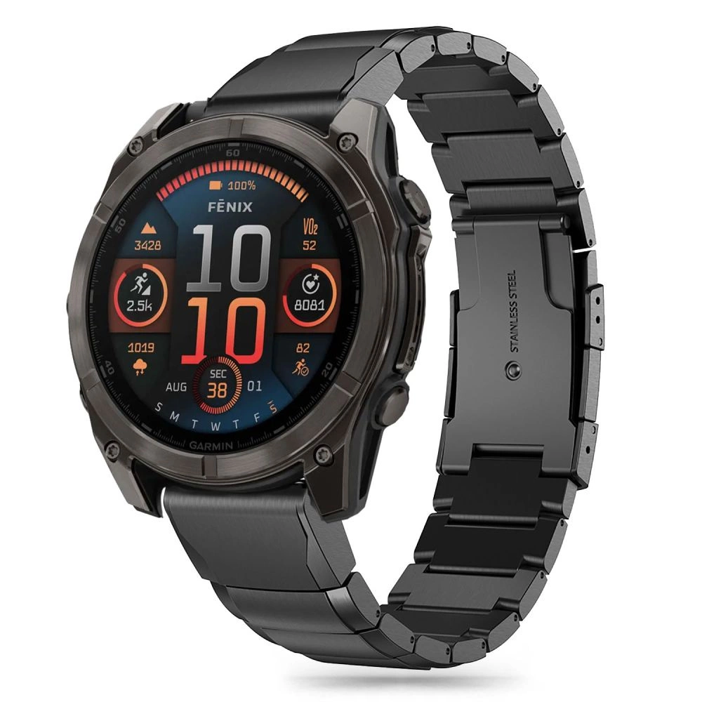TECH-PROTECT STEELBAND GARMIN FENIX 5X / PLUS 6X PRO 7X 8 (51 MM) BLACK
