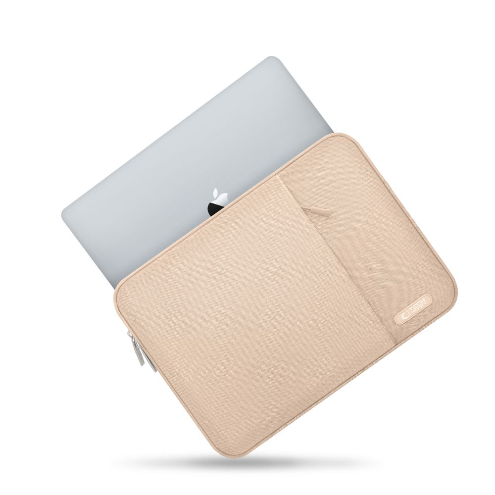Tech-Protect Sleeve Laptop 13-14 Case, Beige