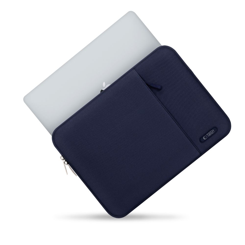 Tech-Protect Sleeve dėklas 13-14 colių nešiojamam kompiuteriui, tamsiai mėlynas
