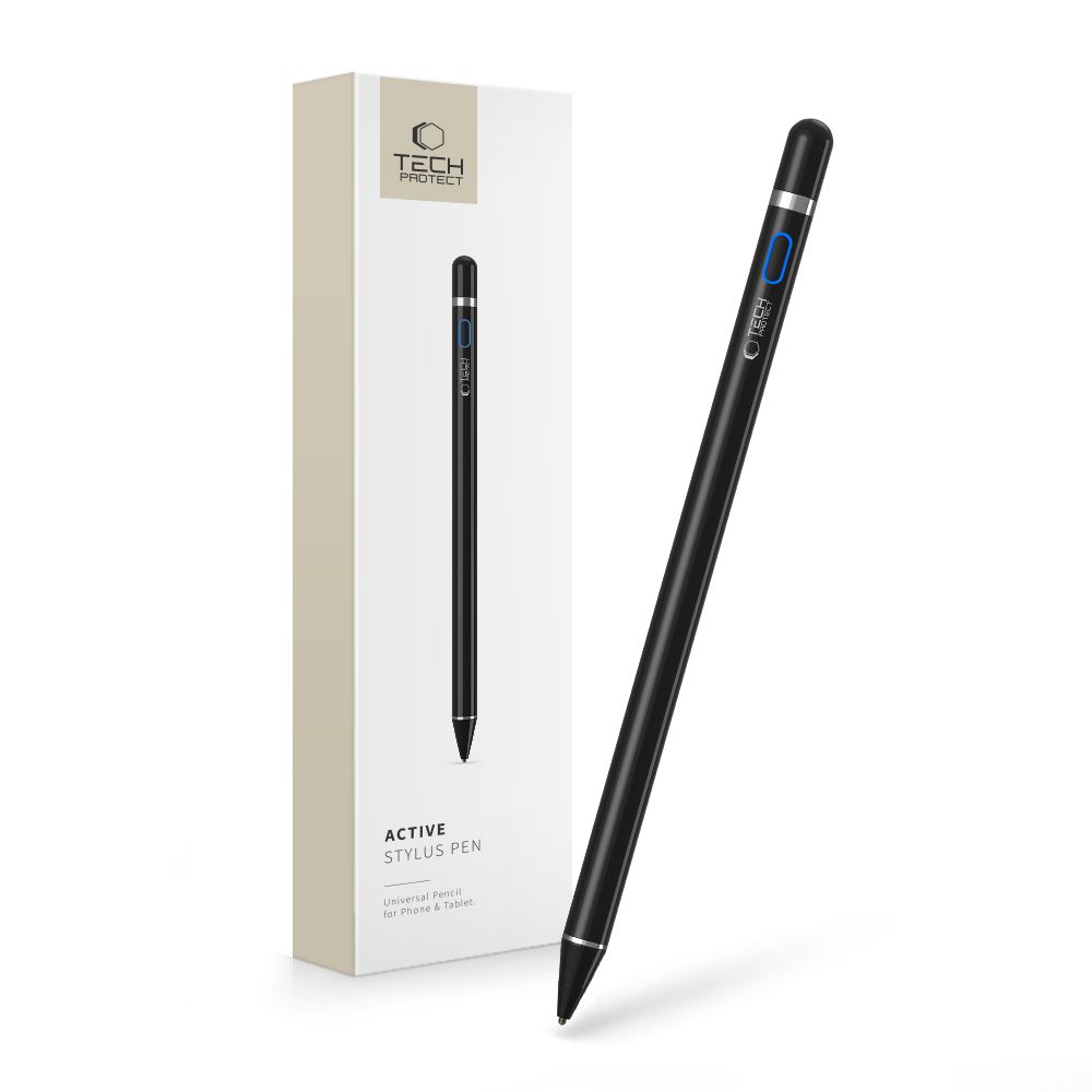 Tech-Protect Active Stylus Pen išmaniesiems įrenginiams, Juoda