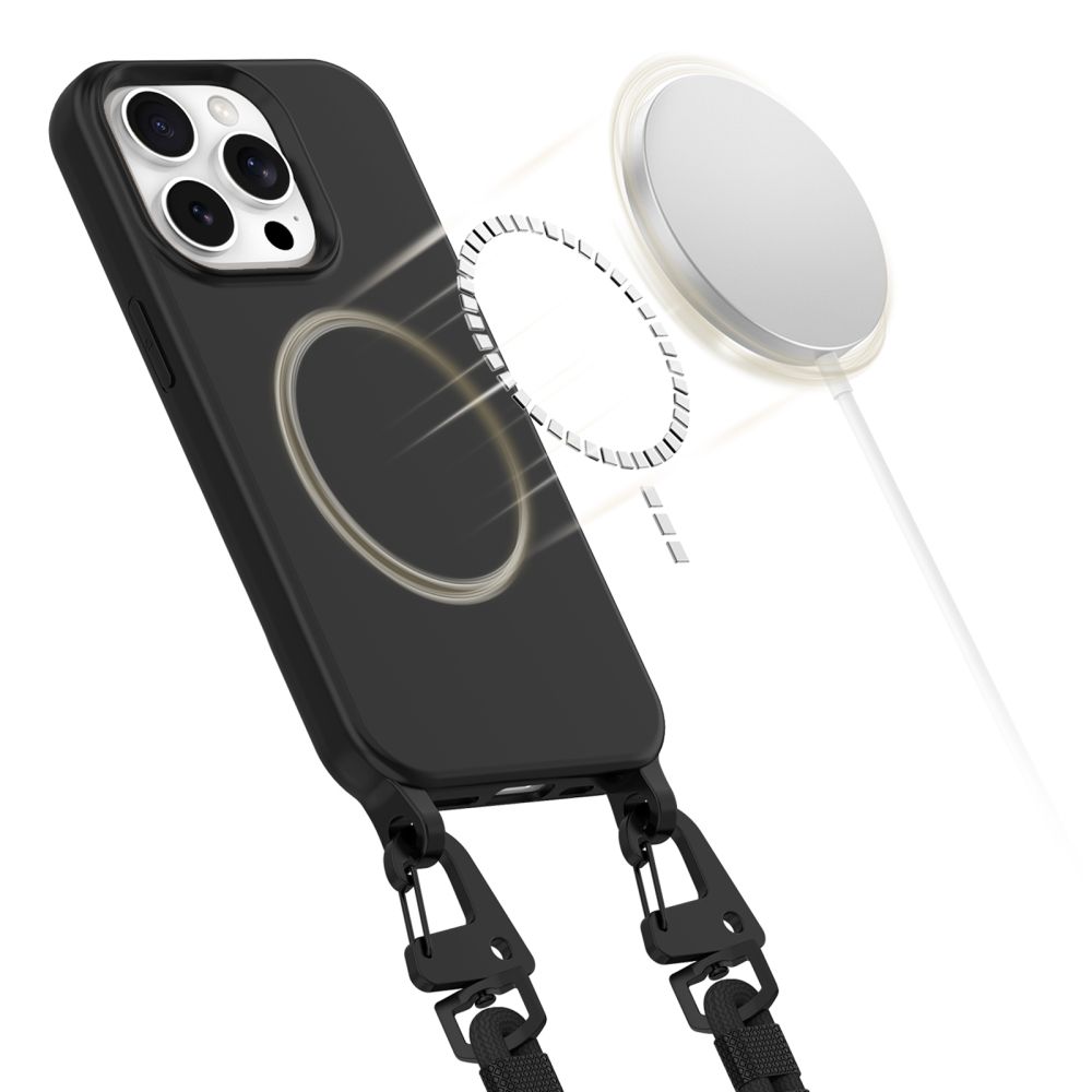 Tech-Protect MagNecklace MagSafe dėklas iPhone 14 Pro, juodas