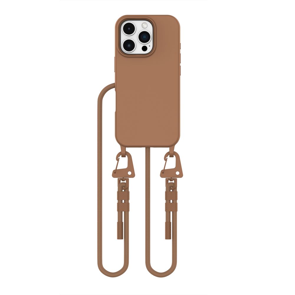 Tech-Protect MagNecklace MagSafe dėklas iPhone 16 Pro Max, rudas