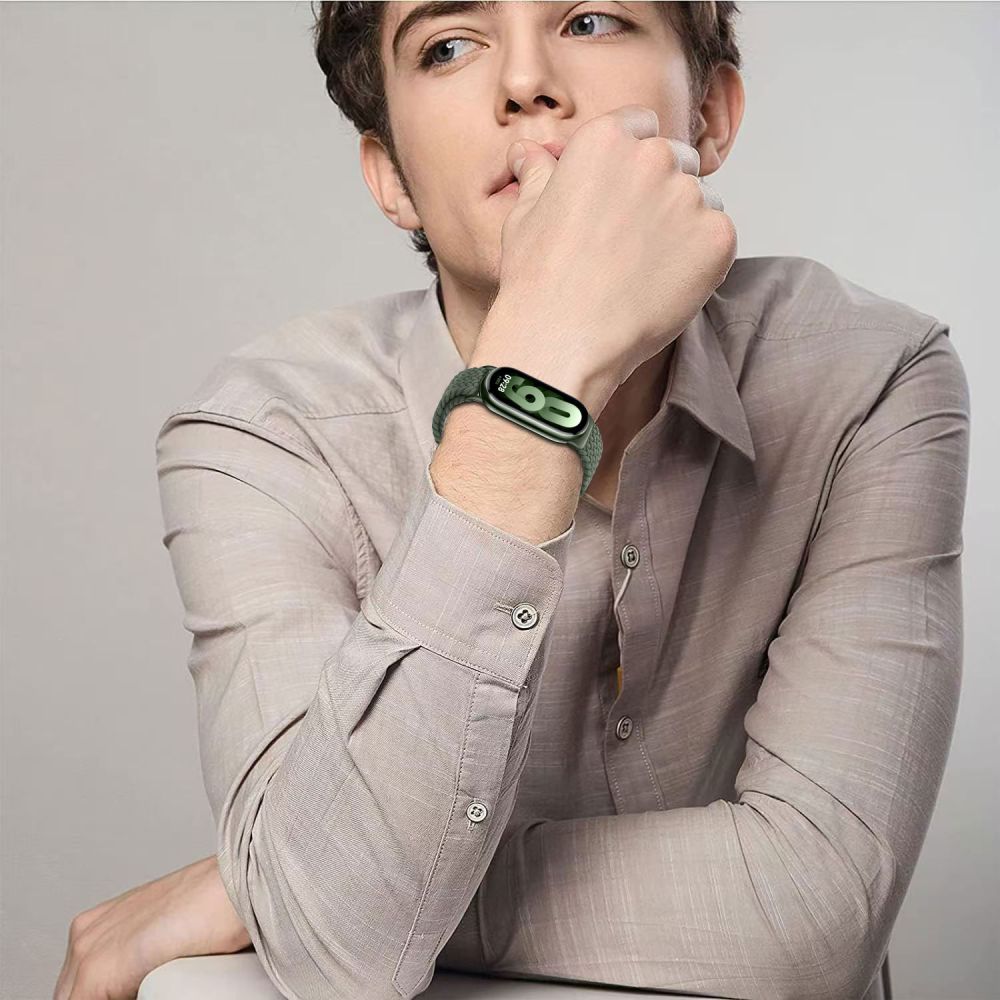 TECH-PROTECT NYLONMAG XIAOMI SMART BAND 8 / 9 NFC DARK CHERRY