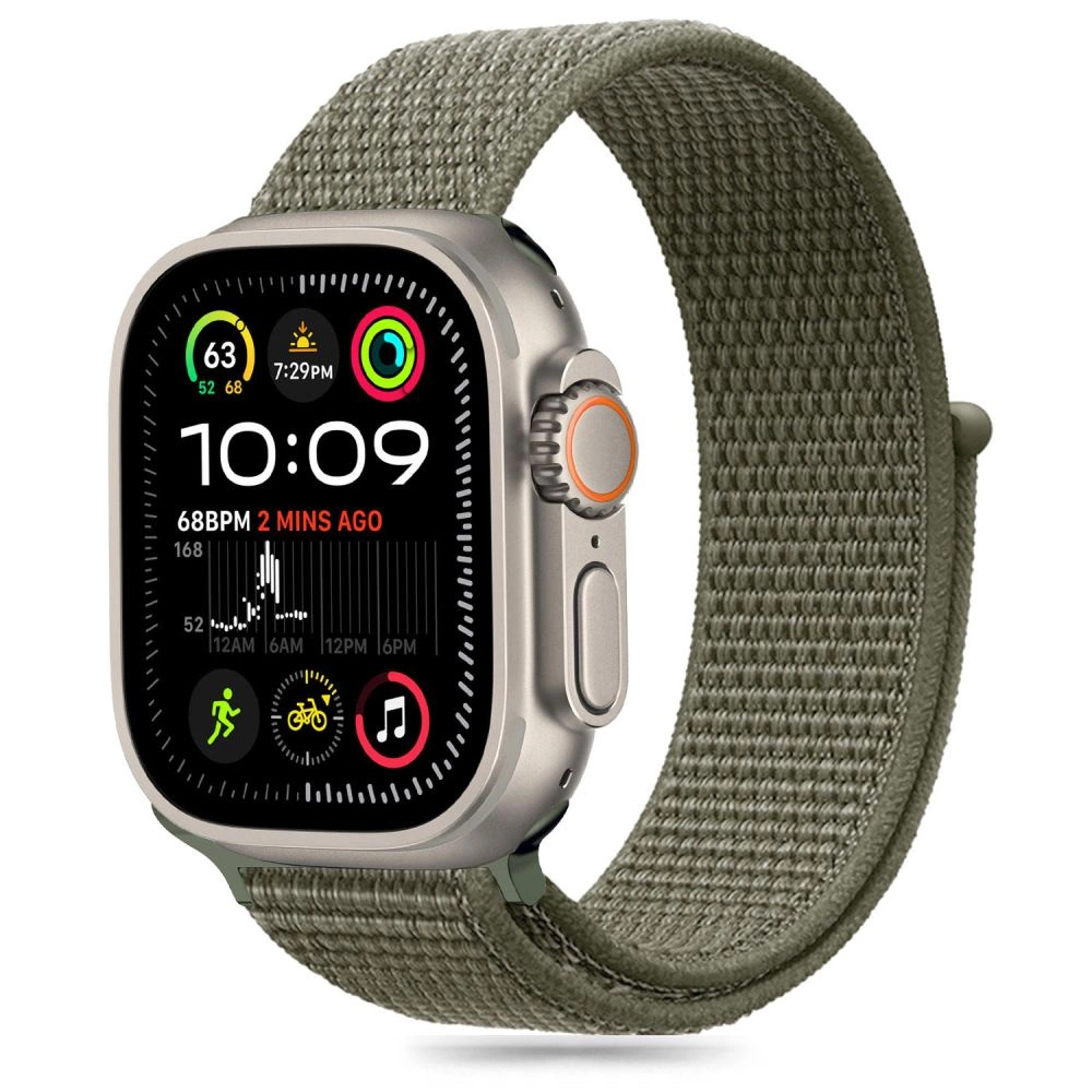 TECH-PROTECT NYLON APPLE WATCH 6 / 7 8 9 10 SE ULTRA 1 2 (44 45 46 49 MM) CARGO KHAKI