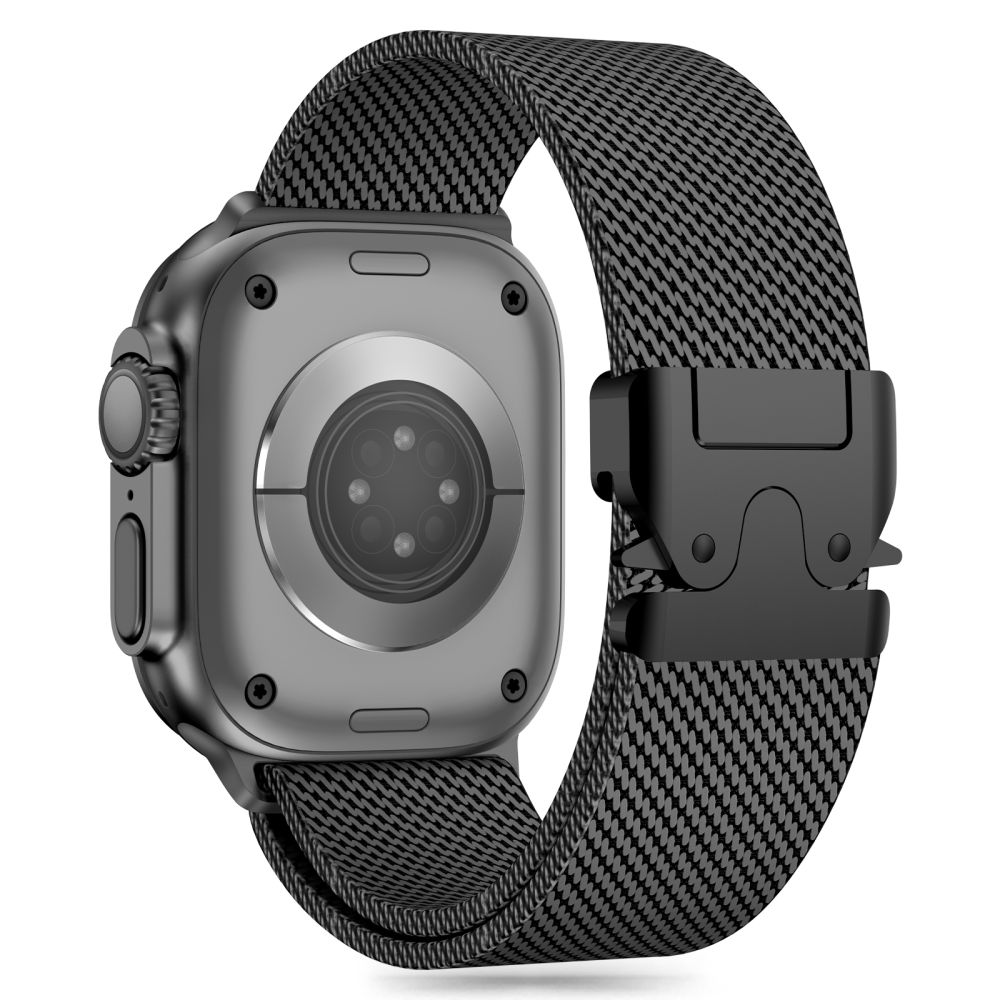 Tech-Protect Milano dirželis Apple Watch 6/7/8/9/10/SE/Ultra 1/2, juodas
