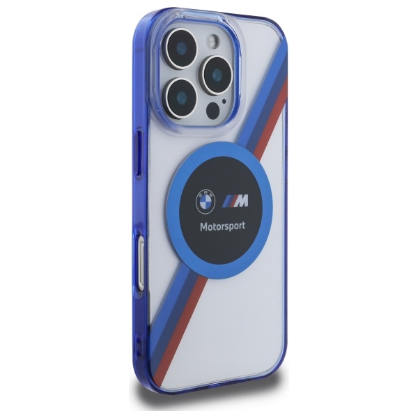 BMW BMHMP16L23HTPUT iPhone 16 Pro 6.3" transparent hardcase Motosport IML Circle MagSafe
