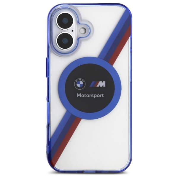 BMW BMHMP16S23HTPUT iPhone 16 6.1" transparent hardcase Motosport IML Circle MagSafe