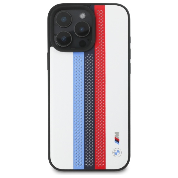 BMW dėklas iPhone 16 Pro Max su MagSafe BMHMP16X23PUPTH, baltas