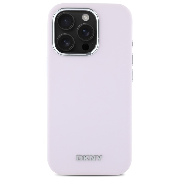 DKNY dėklas iPhone 16 Pro Max telefonui su MagSafe, rožinis