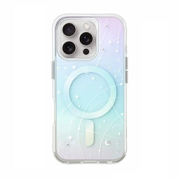 Uniq case Coehl Celest iPhone 16 Pro 6.3" Magnetic Charging opal/iridescent