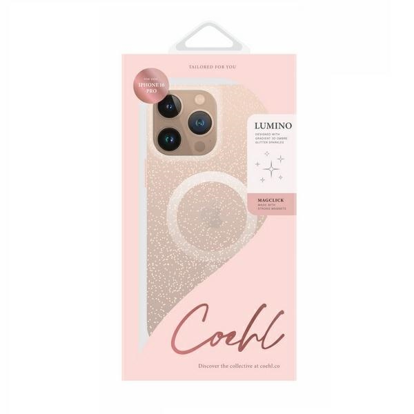 Uniq Coehl Lumino iPhone 16 Pro 6.3" Magnetic Charging case rose gold/rose gold