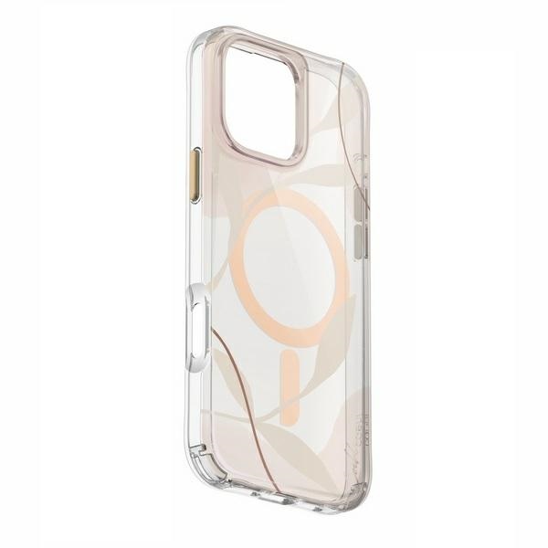 Uniq Coehl Verdure iPhone 16 Pro 6.3" case Magnetic Charging spring blossom