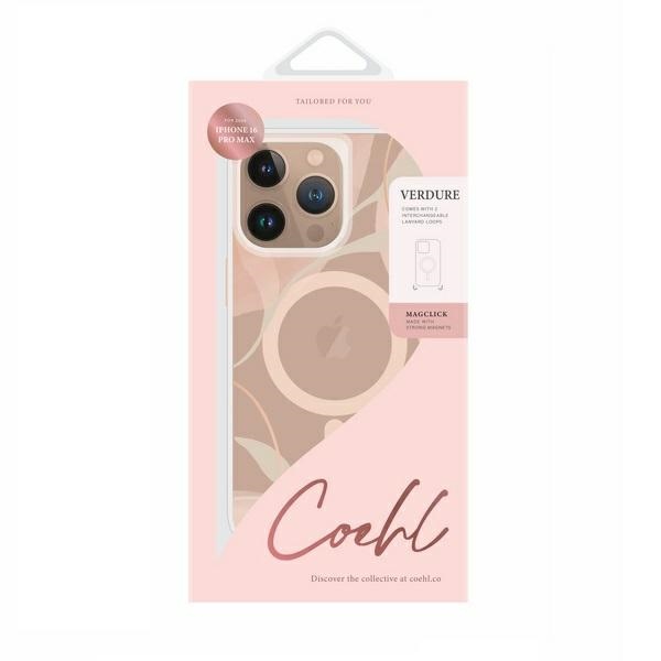 Uniq Coehl Verdure case iPhone 16 Pro Max 6.9" Magnetic Charging spring blossom