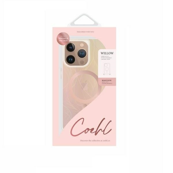 Uniq case Coehl Willow iPhone 16 Pro Max 6.9" Magnetic Charging opal/iridescent