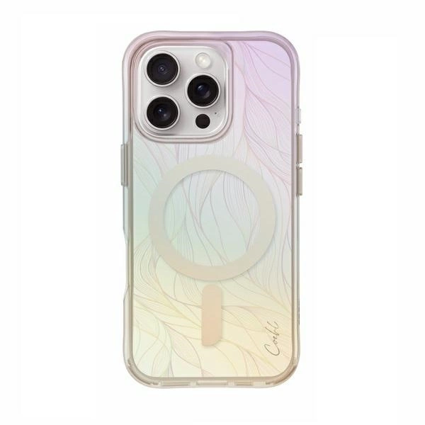 Uniq case Coehl Willow iPhone 16 Pro 6.3" Magnetic Charging opal/iridescent