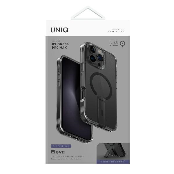 Uniq case Eleva with Vertica Stand iPhone 16 Pro Max 6.9" black/carbon black