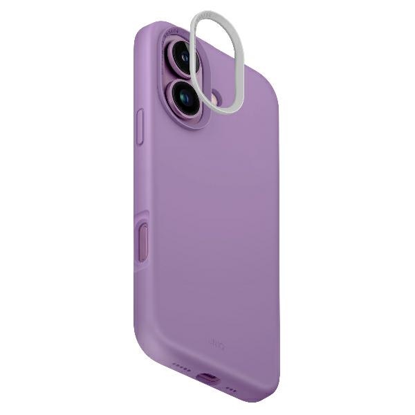 Uniq Lino Hue iPhone 16 6.1" Magclick Charging case pink/gray pink