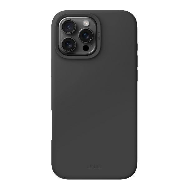 Uniq Lino Hue iPhone 16 Pro 6.3" Magclick Charging case grey/charcoal grey