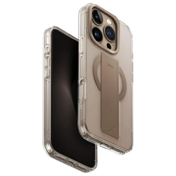 Uniq Heldro Max dėklas iPhone 16 Pro Max (6.9") su MagClick, auksinis