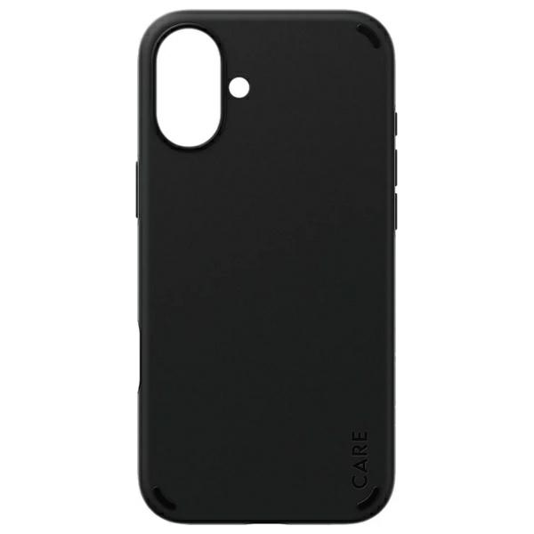 PanzerGlass iPhone 16 Plus Case CARE Feature Double Defense, Black