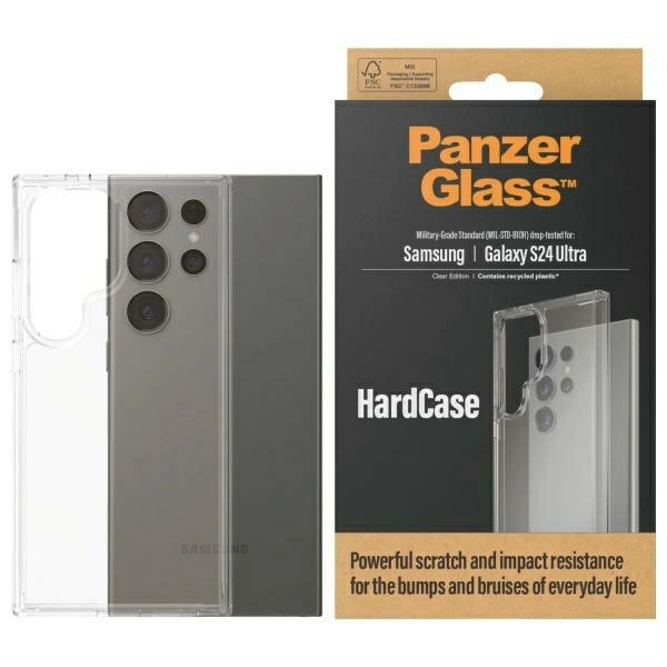 PanzerGlass HardCase Sam S24 Ultra S928 Military grade transparent 1215