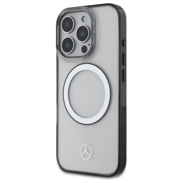 Mercedes dėklas iPhone 16 Pro Max su MagSafe, skaidrus
