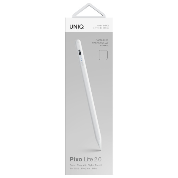 Uniq Pixo Lite 2.0 magnetinis rašiklis iPad, baltas