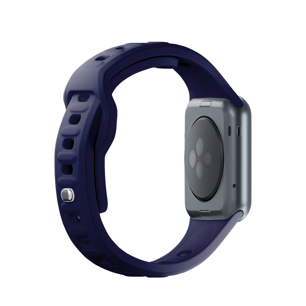 3mk silikoninis dirželis Apple Watch 38 / 40 / 41 mm, mėlynas